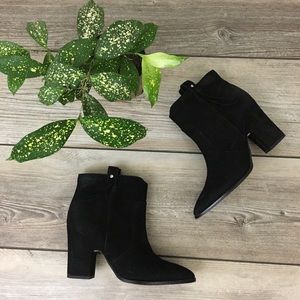 Sam Edelman Naomi Leather Pointed Toe Heel Booties